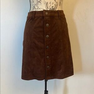 Mossimo Supply Co. Brown A-Line Knee-Length Skirt Size 4